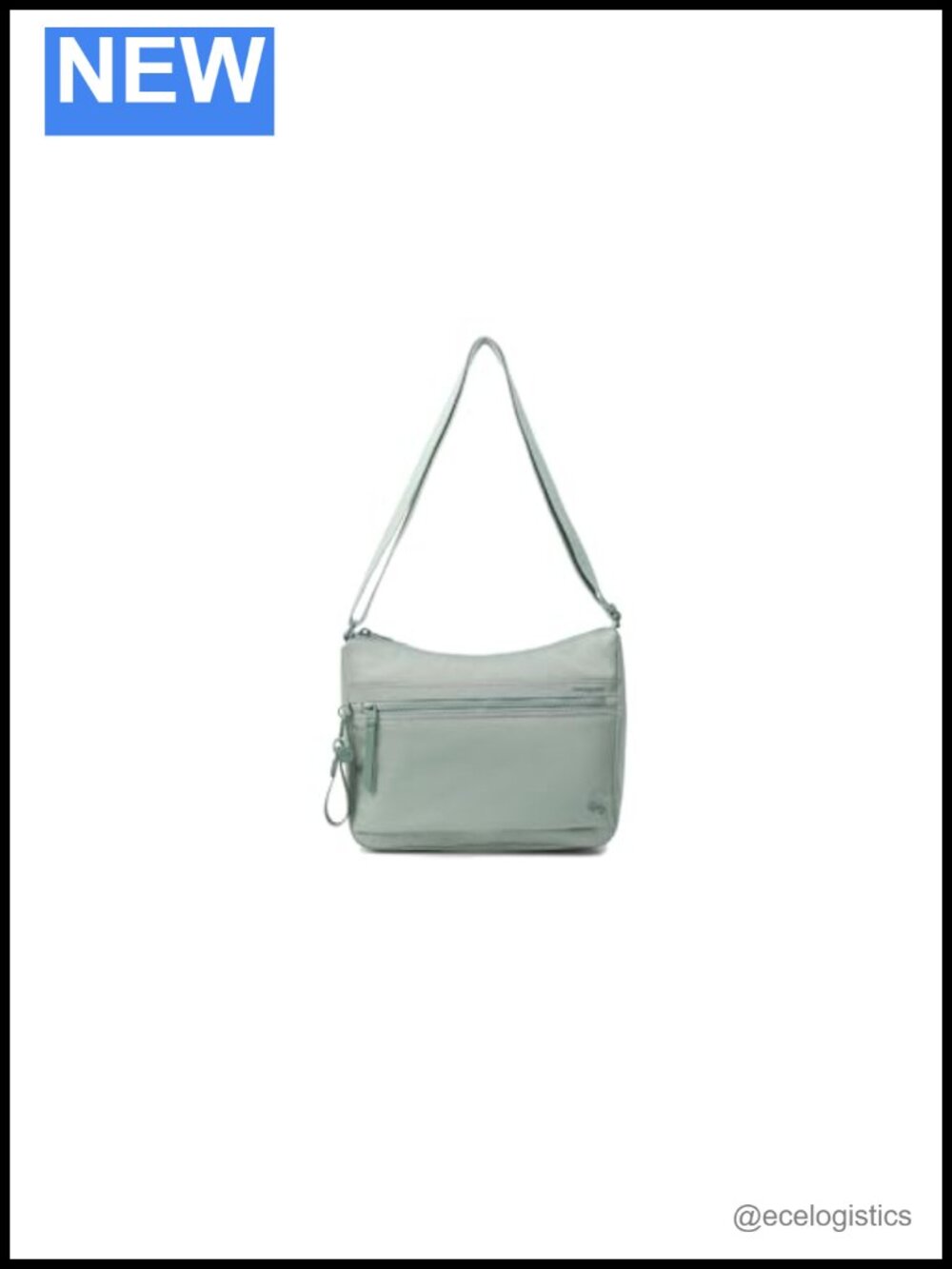 Nylon RFID Blocking Padded Tablet Shoulder Bag Satchel Adjustable Strap